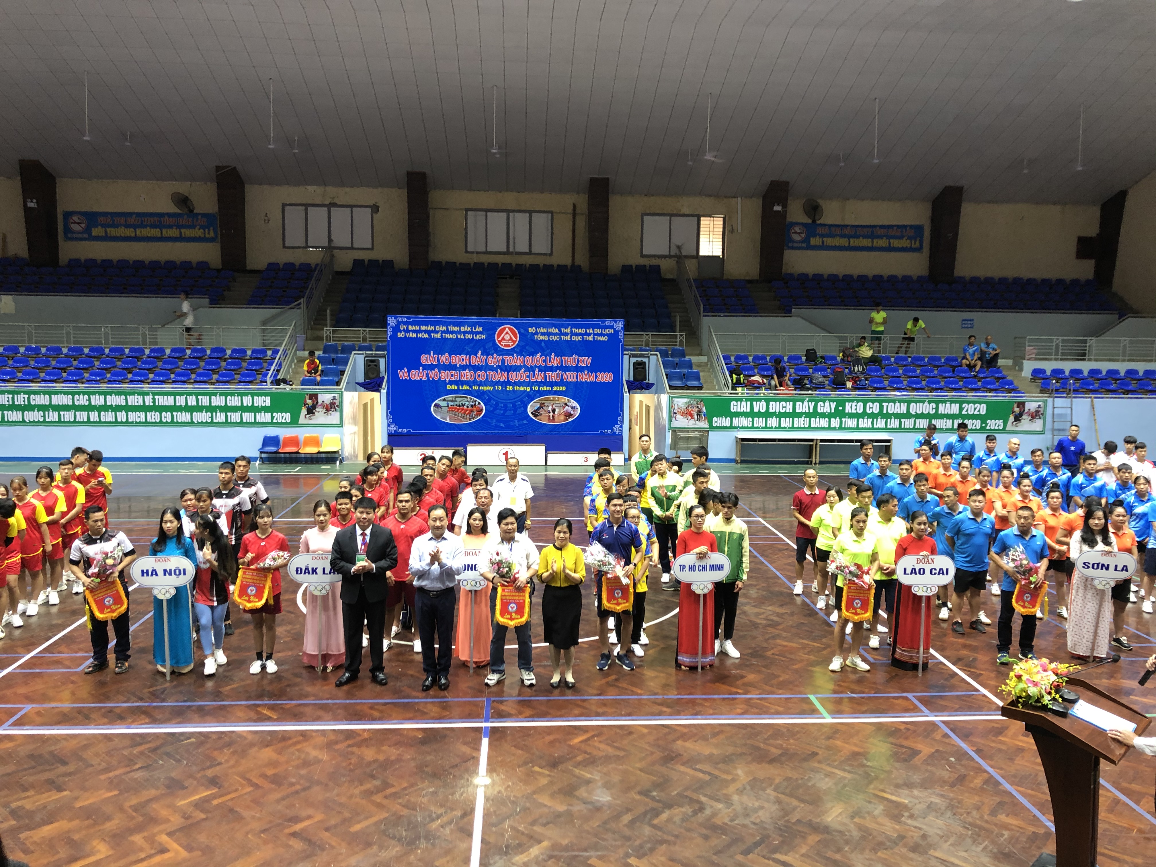 Khai mạc Giải vô địch Đẩy gậy toàn quốc lần thứ XIV và Giải vô địch Kéo co toàn quốc lần thứ VIII năm 2020